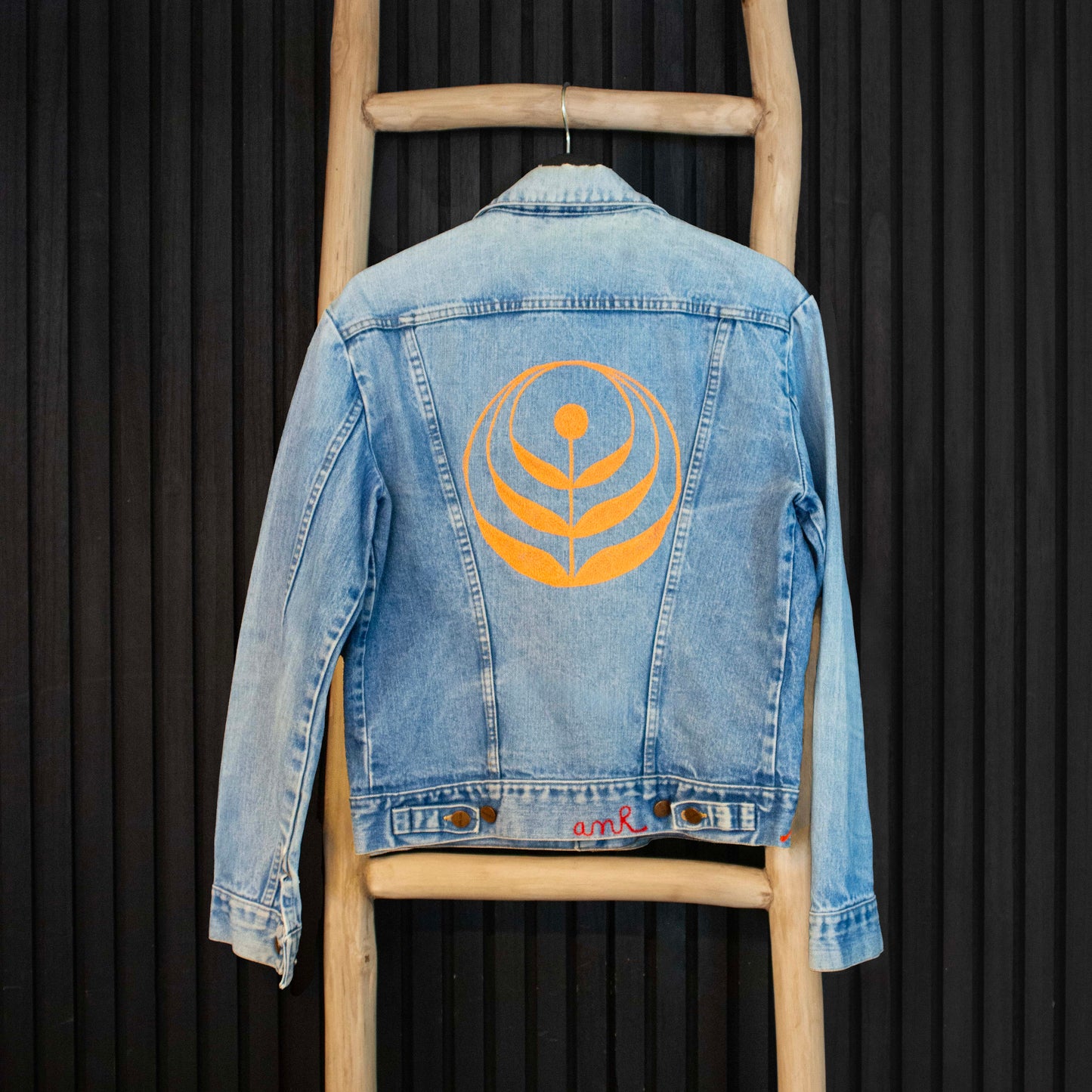amR x N+B | Solara Petal  | Vintage Denim Jacket - NASH + BANKS