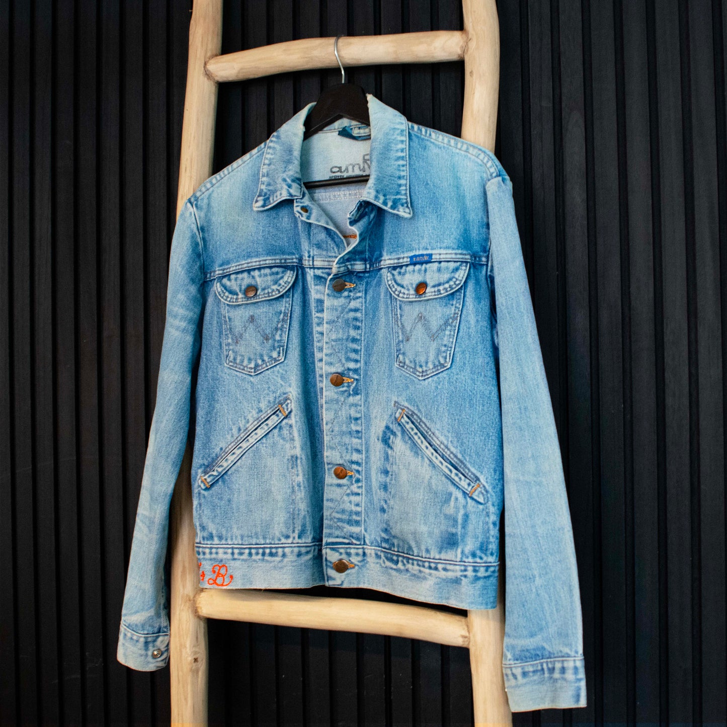 amR x N+B | Solara Petal  | Vintage Denim Jacket - NASH + BANKS