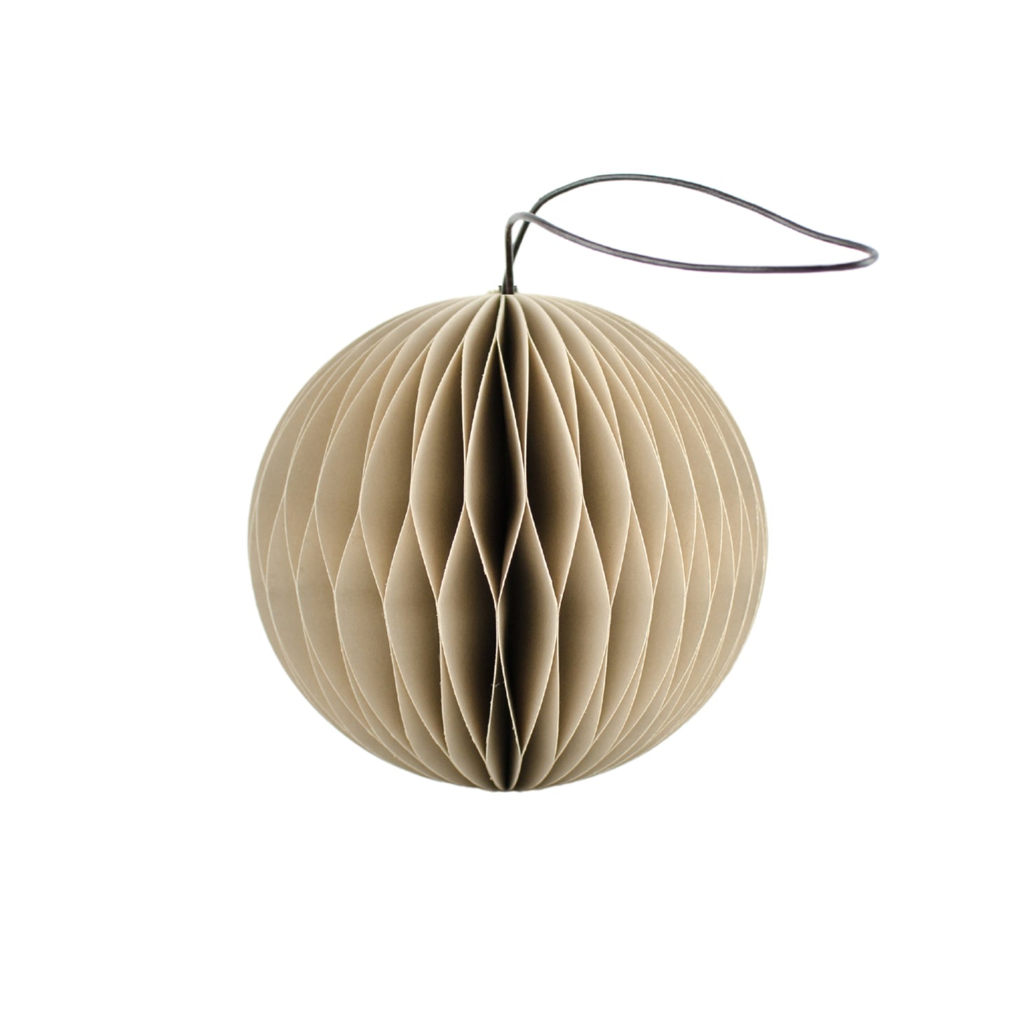 Nordic Rooms | Paper Sphere Ornament | Linen - NASH + BANKS