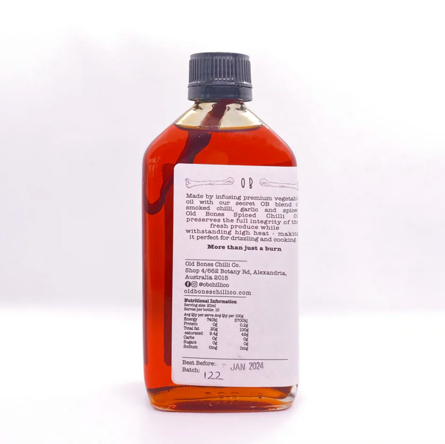Old Bones Chilli Co | Spiced Chilli Oil | 200ml