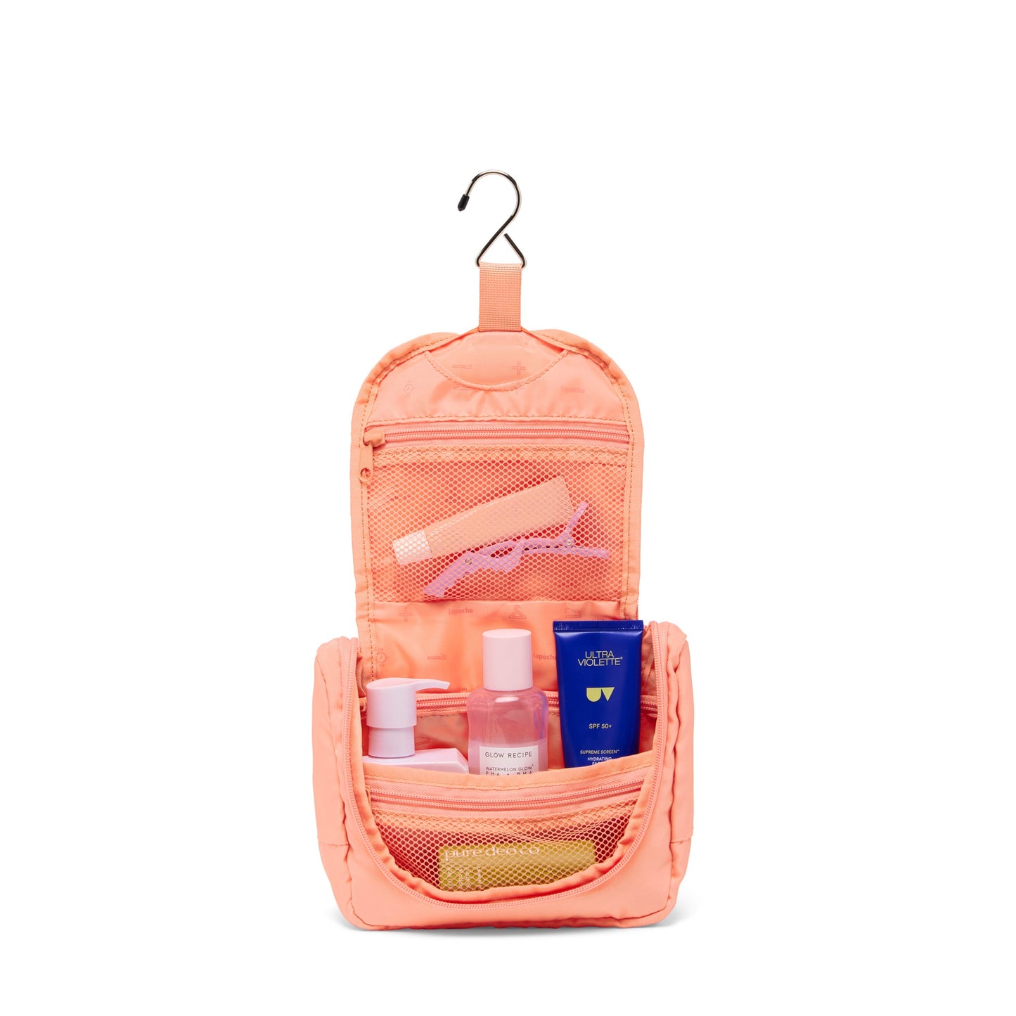 Lapoche | Small Toiletry Organiser | Apricot - NASH+BANKS