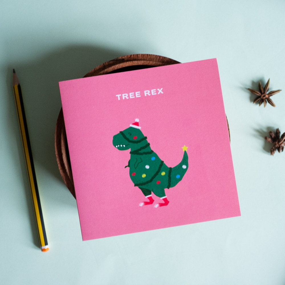 Tree Rex | Christmas Greeting Card