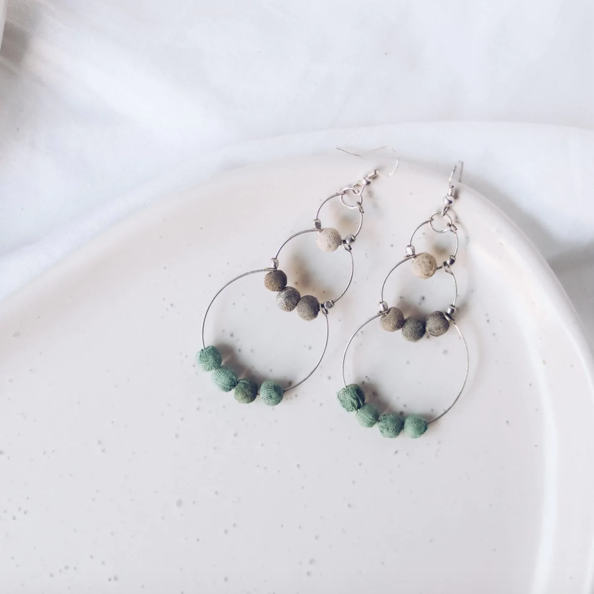 
                  
                    Upcycle Drop of Colour Earrings
                  
                