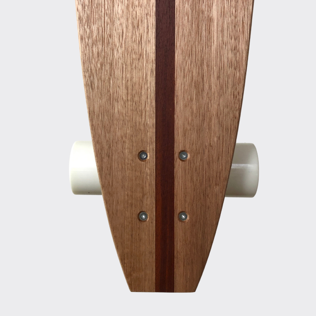 
                  
                    Medium Flat-Tail Timber Skateboard | Victorian Ash with Jarrah inlay
                  
                