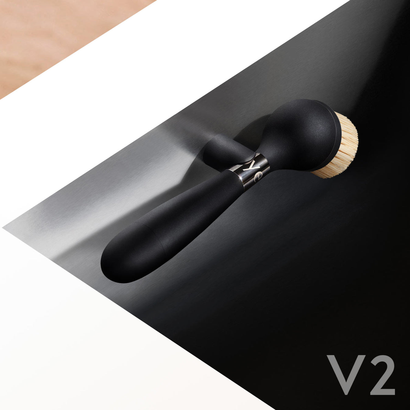 Yesēco | The ONE BRUSH™ V2 | With Magnetic Stand - NASH + BANKS | Black
