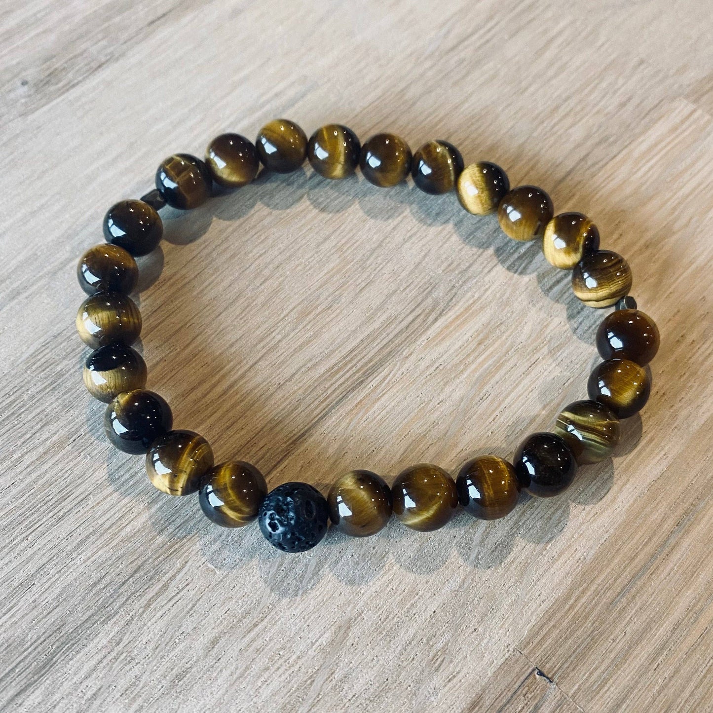 Brentwood Collective | Tigers Eye 8 | Aroma Bracelet - NASH + BANKS