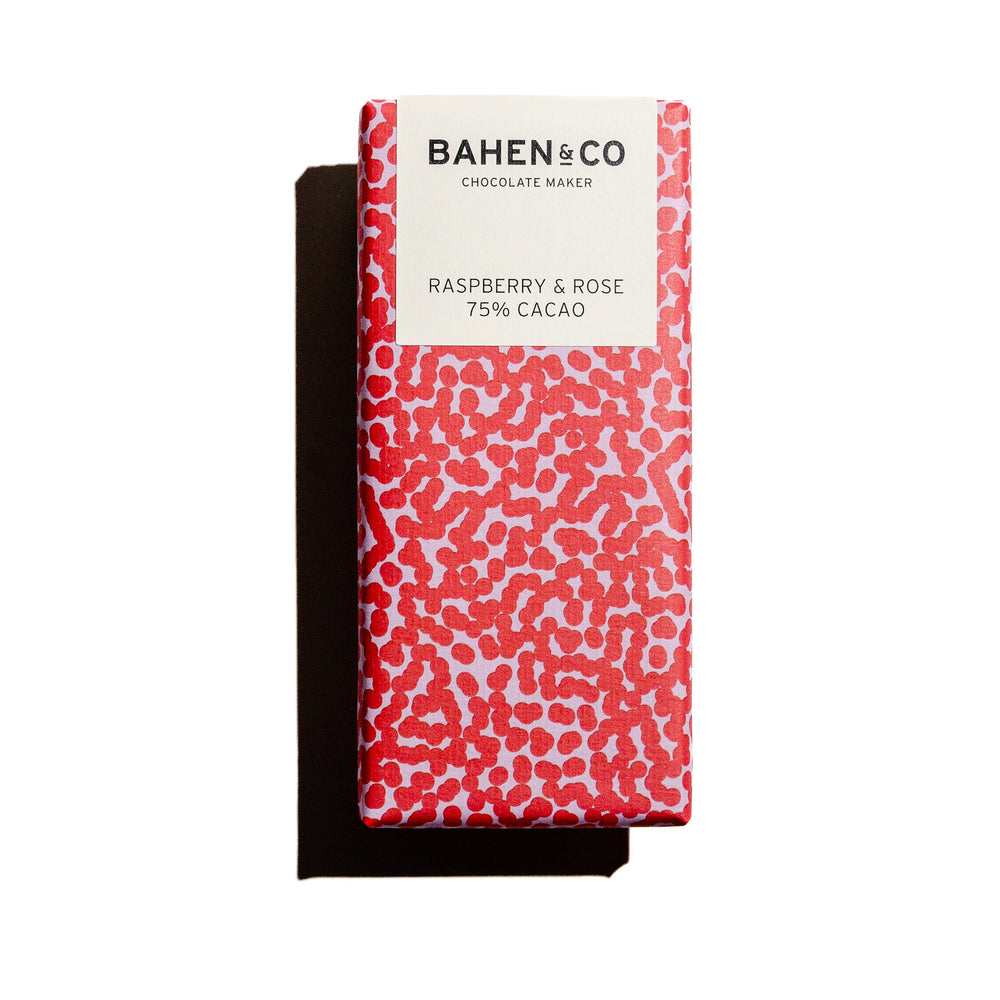 Bahen & Co | Raspberry & Rose | Chocolate Bar - NASH + BANKS