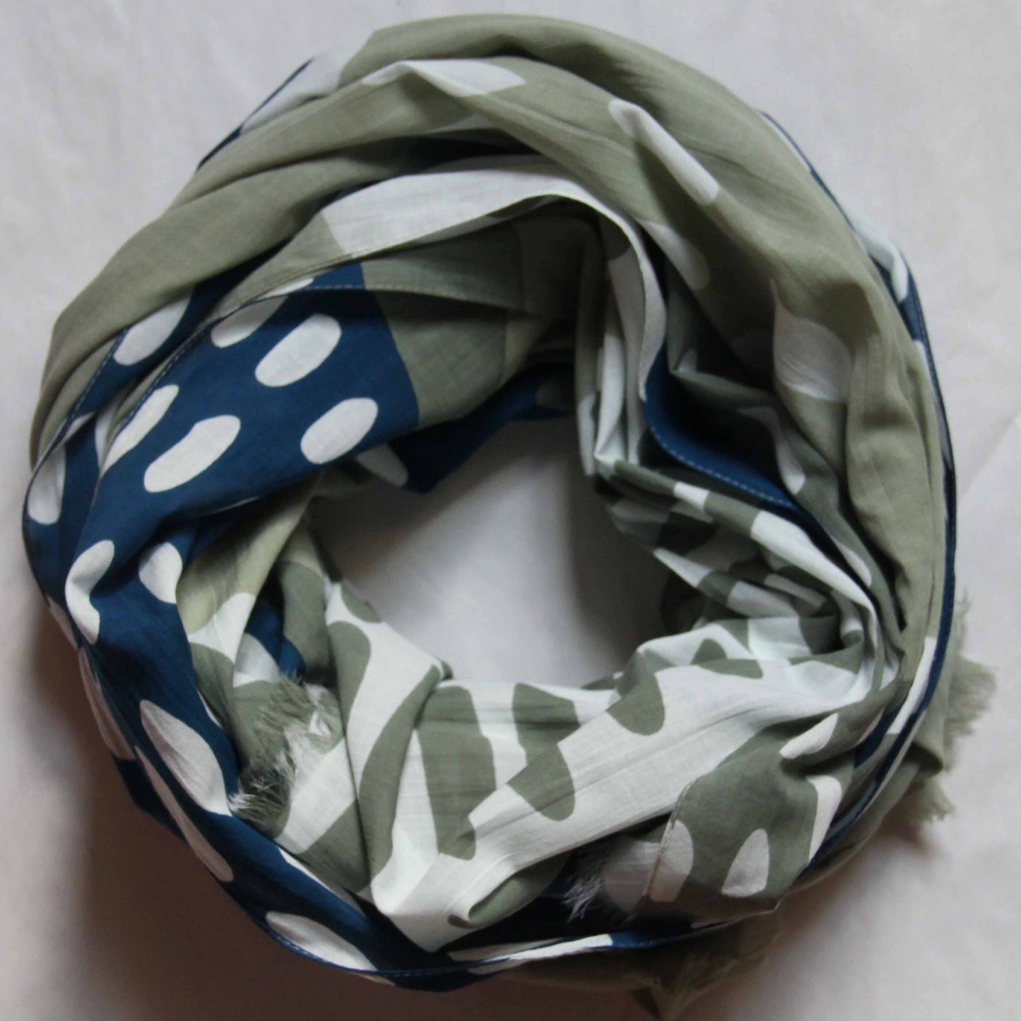 Les Belles Vagabondes | Khaki Dreamlike | Organic Cotton Scarf - NASH + BANKS