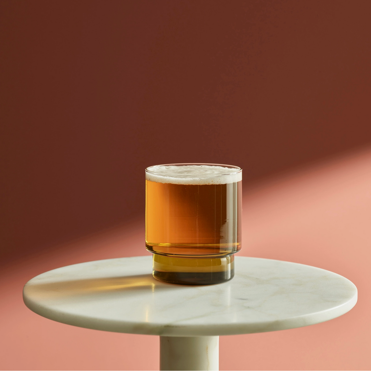 Aaron Probyn | RYE | Stemless Beer Glass | Clear + Smoke | Set of 2
