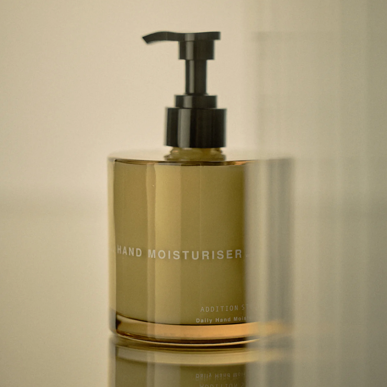 Addition Studio | Hand Moisturiser | Glass Bottle