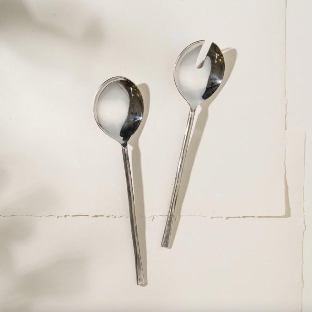 Ayu Salad Servers | Silver - NASH + BANKS