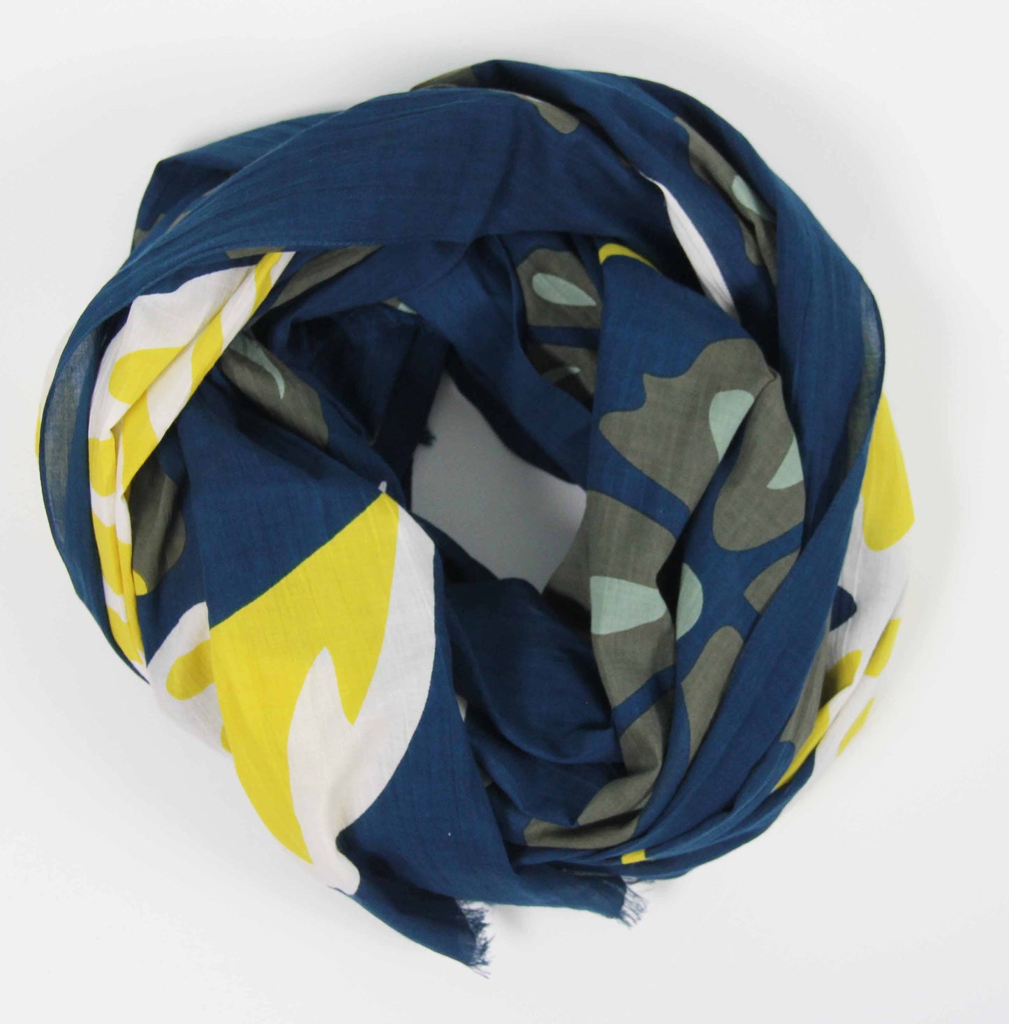 Les Belles Vagabondes | Ecuador Marine | Organic Cotton Scarf - NASH + BANKS