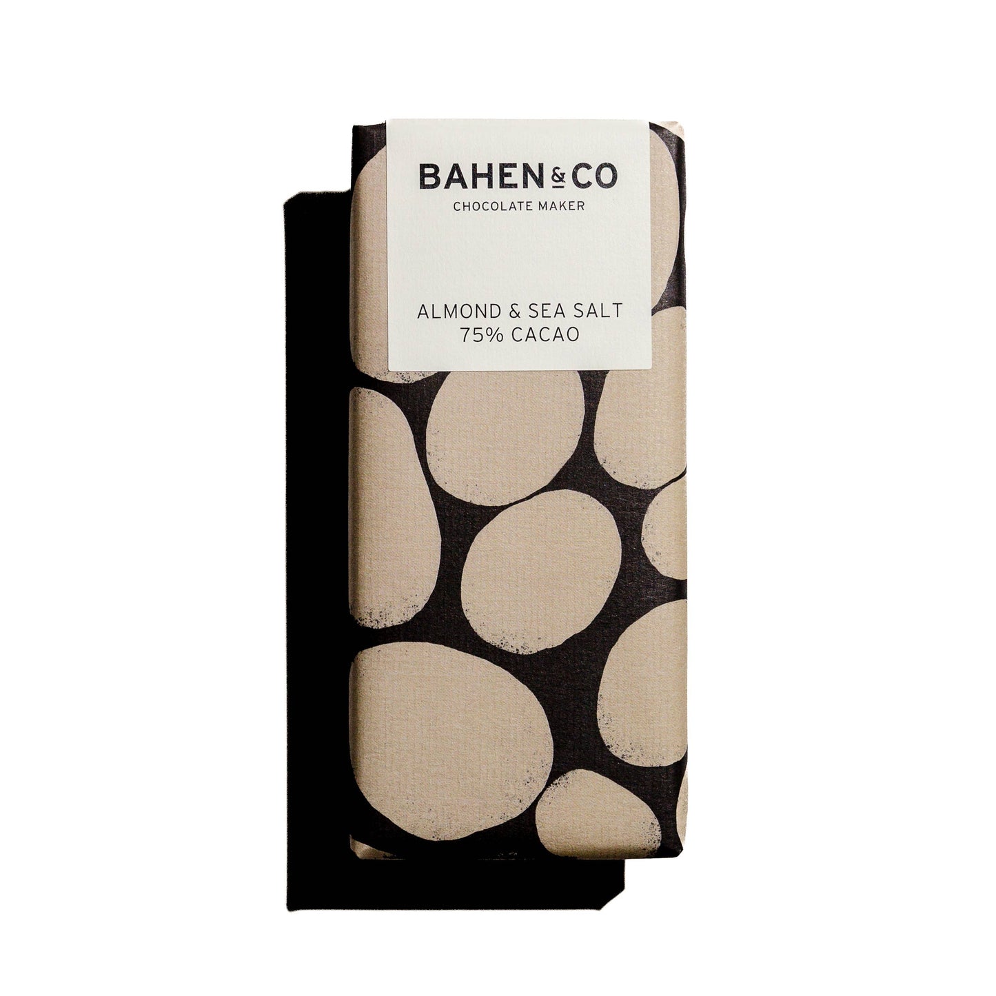Bahen & Co | Almond & Sea Salt | 75% Chocolate Bar - NASH + BANKS