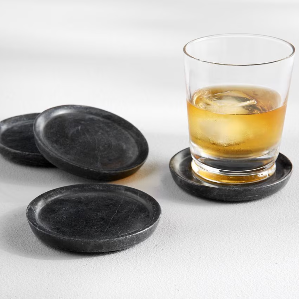 Black Marble Coasters
