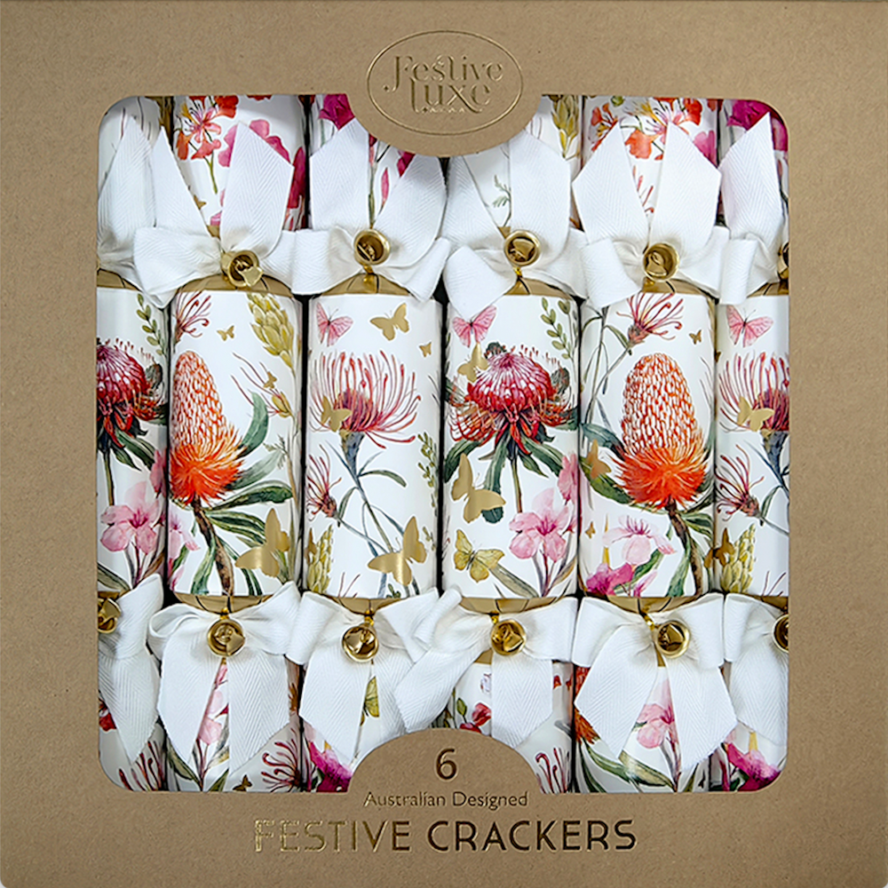 Festive Luxe | Botanica | Christmas Crackers 6pk 