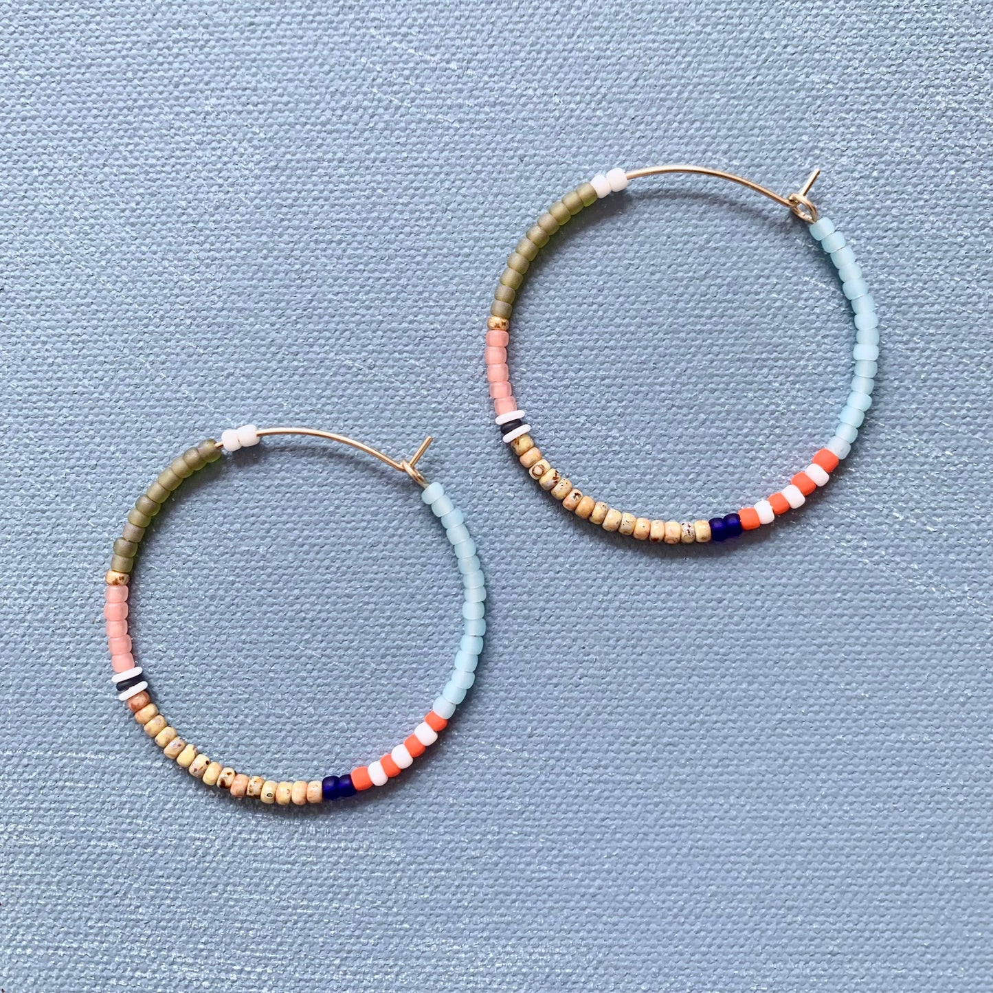 Alice Rise | Big Colorloop Earrings | Popcorn - NASH + BANKS