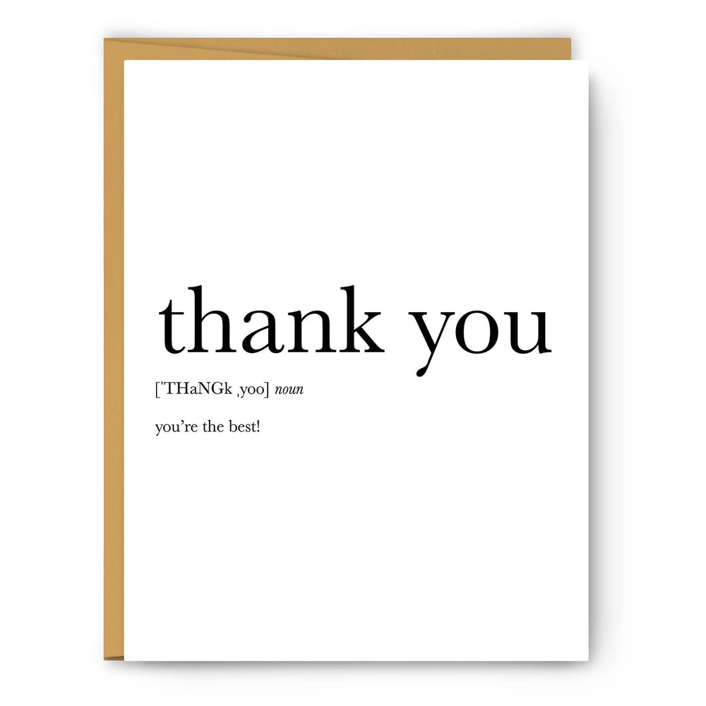 Thank You | Greeting Card