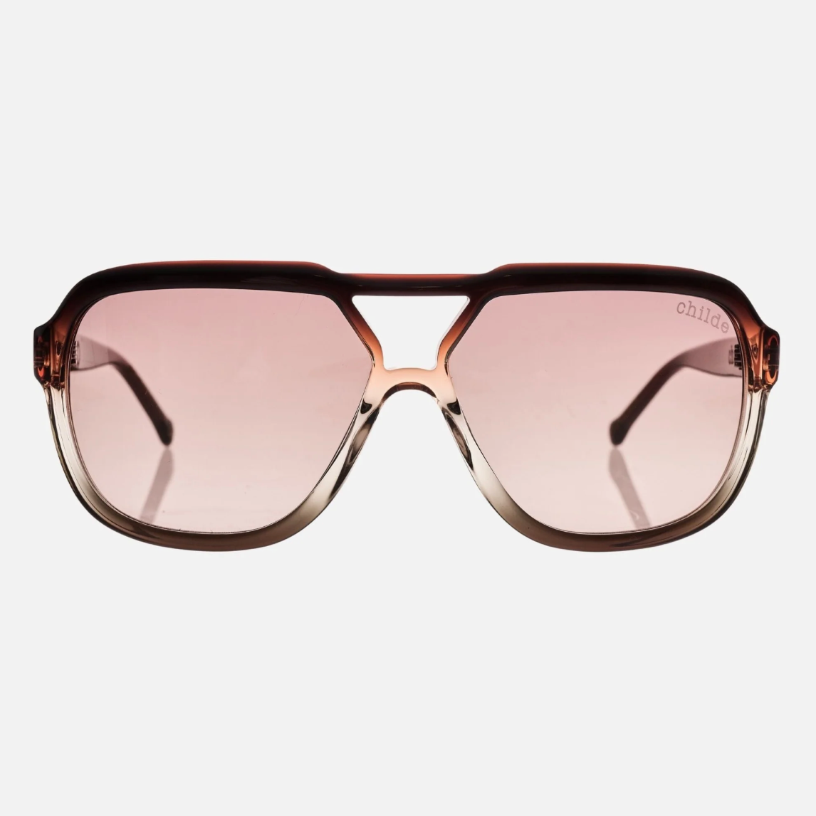 TREBLE 2.0 Brown Orange Fade | Rose Gradient Bio Lens