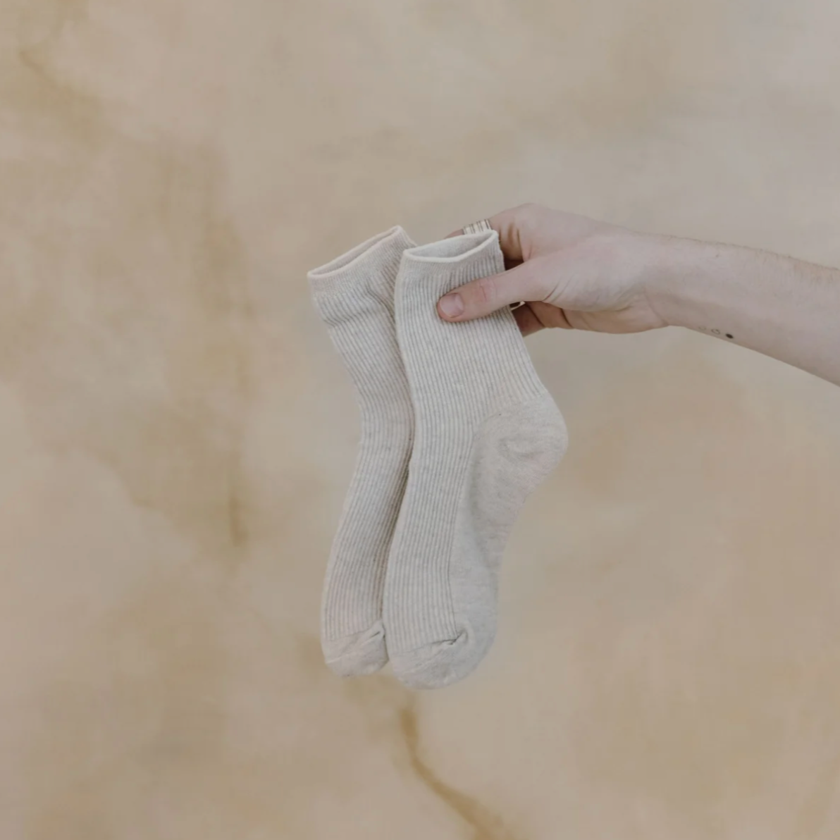 
                  
                    Cotton Ankle Socks | Natural
                  
                