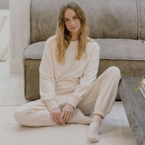 Relaxed Jogger Pants | Oat - NASH + BANKS