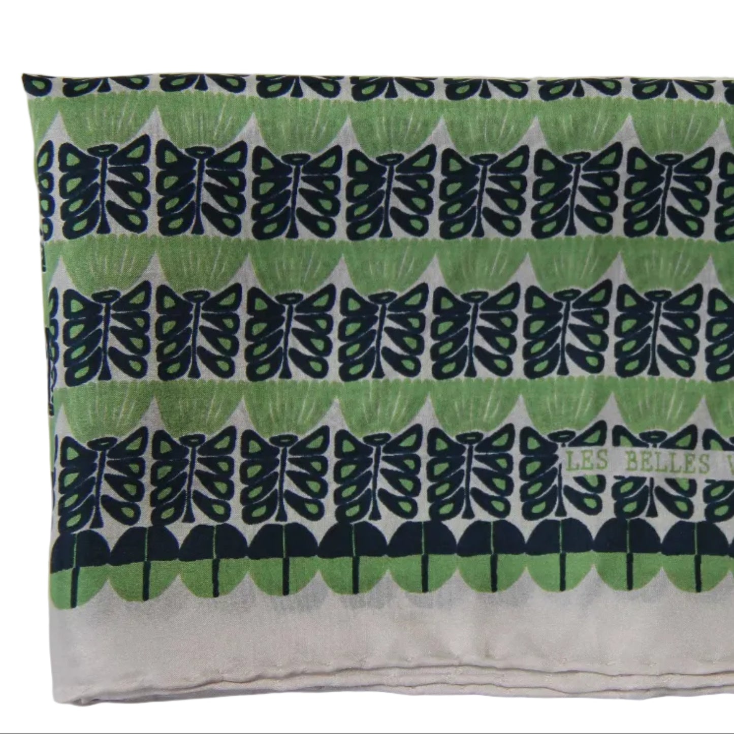 Les Belles Vagabondes | Oslo Green | Mini Silk Scarf - NASH + BANKS