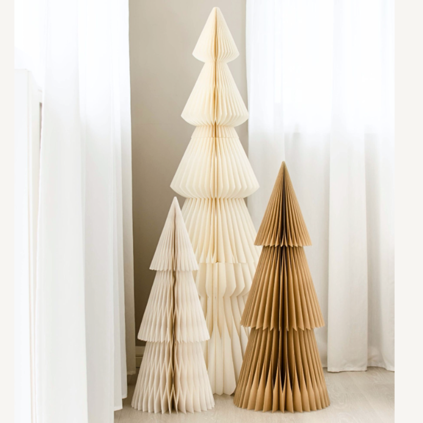 Evergreen Tree Standing | Off-white | 130cm - NASH + BANKS