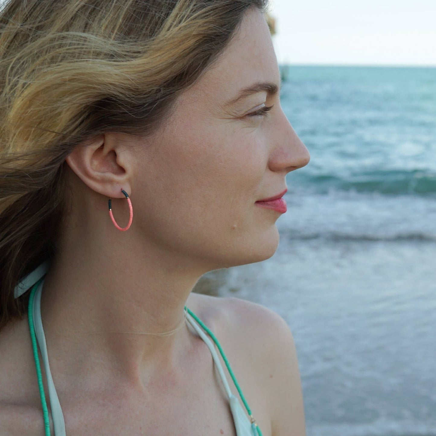 Alice Rise | Midi Colourloop Earrings | Licorice