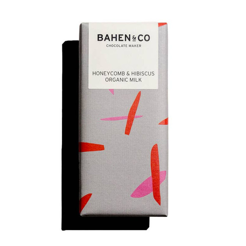 Bahen & Co | Honeycomb & Hibiscus | Organic Milk Chocolate - NASH + BANKS