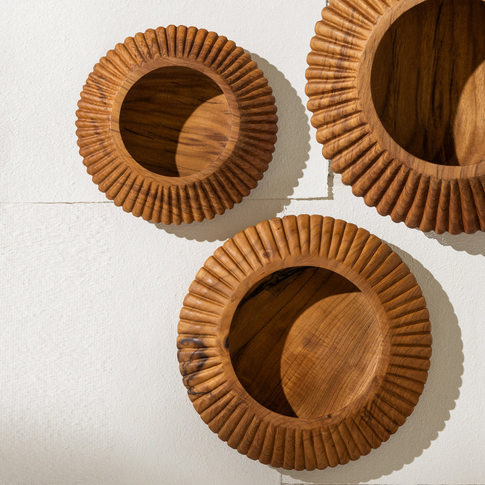 INARTISAN | Hani Hand Carved Serving Dish | Small - NASH + BANKS