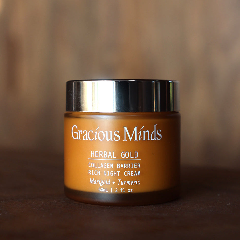 Gracious Minds | Herbal Gold Collagen Barrier Rich Night Cream - NASH + BANKS