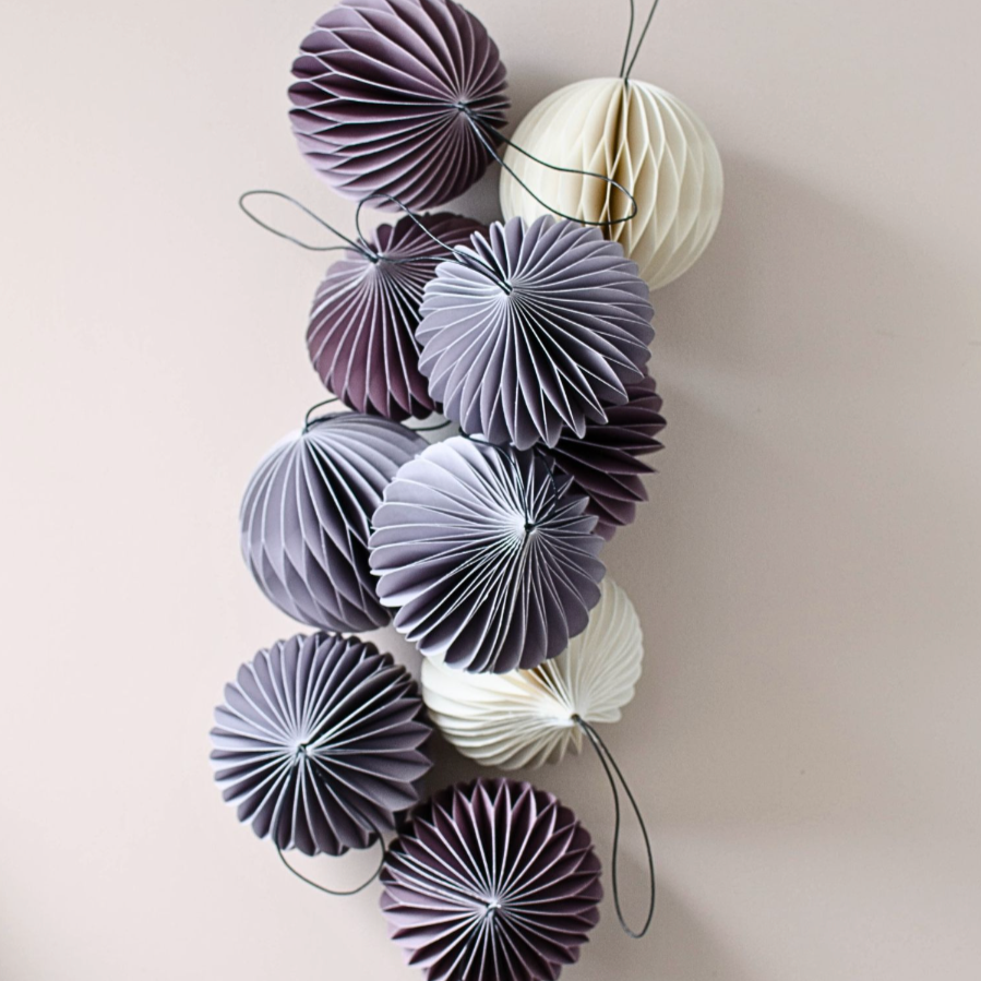 Paper Jewel Ornament | Lavender - NASH + BANKS