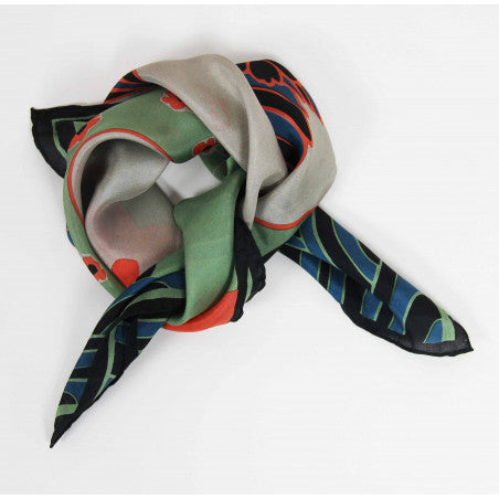 Les Belles Vagabondes | Agami Coral | Mini Silk Scarf - NASH + BANKS