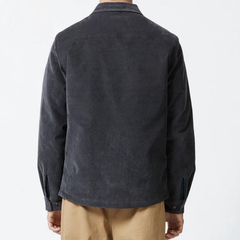 
                  
                    Mr Simple | Quilted Cord Jacket | Graphite
                  
                