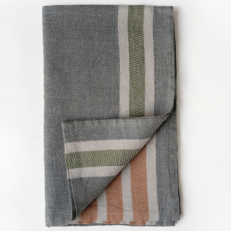 Mungo Textiles - The Flax Linen Towel - Graphite