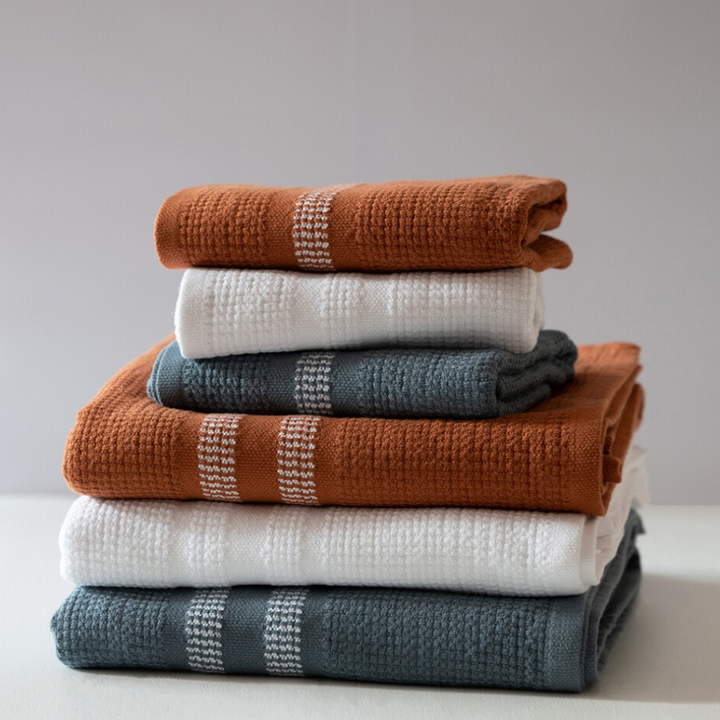 Mungo Textiles - Organic Block Rib Towels
