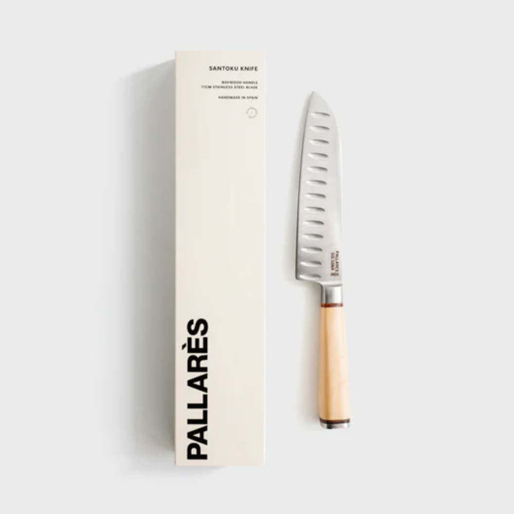 Pallarès Boxwood | Santoku Professional Knife | 17cm | Stainless Steel