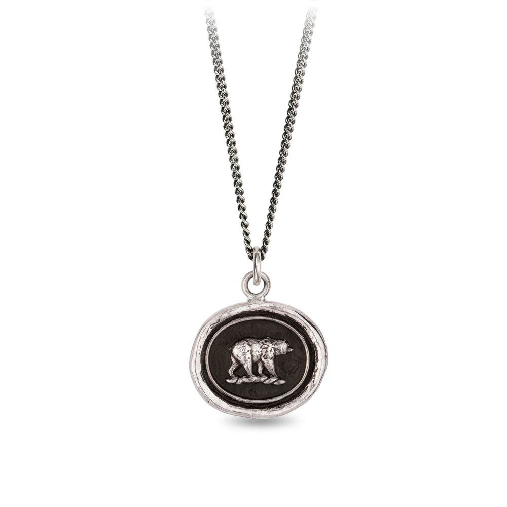 
                  
                    Mother Bear Necklace  | 18" Fine Curb Chain
                  
                