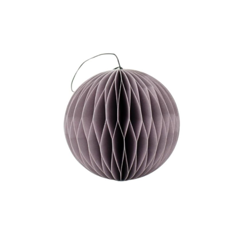 Paper Sphere Ornament | Lavender - NASH + BANKS