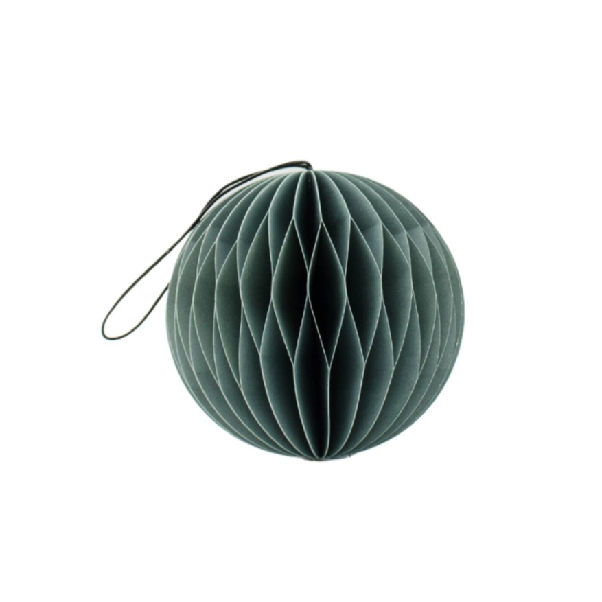 Paper Sphere Ornament | Seafoam