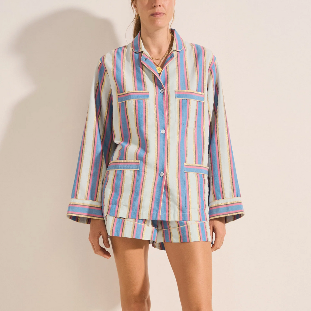 ILIO NEMA | Thalia Mykonos Stripe Shirt - NASH + BANKS