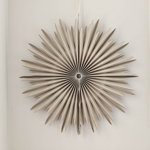 Window & Wall Hanging Star Ornament - Linen