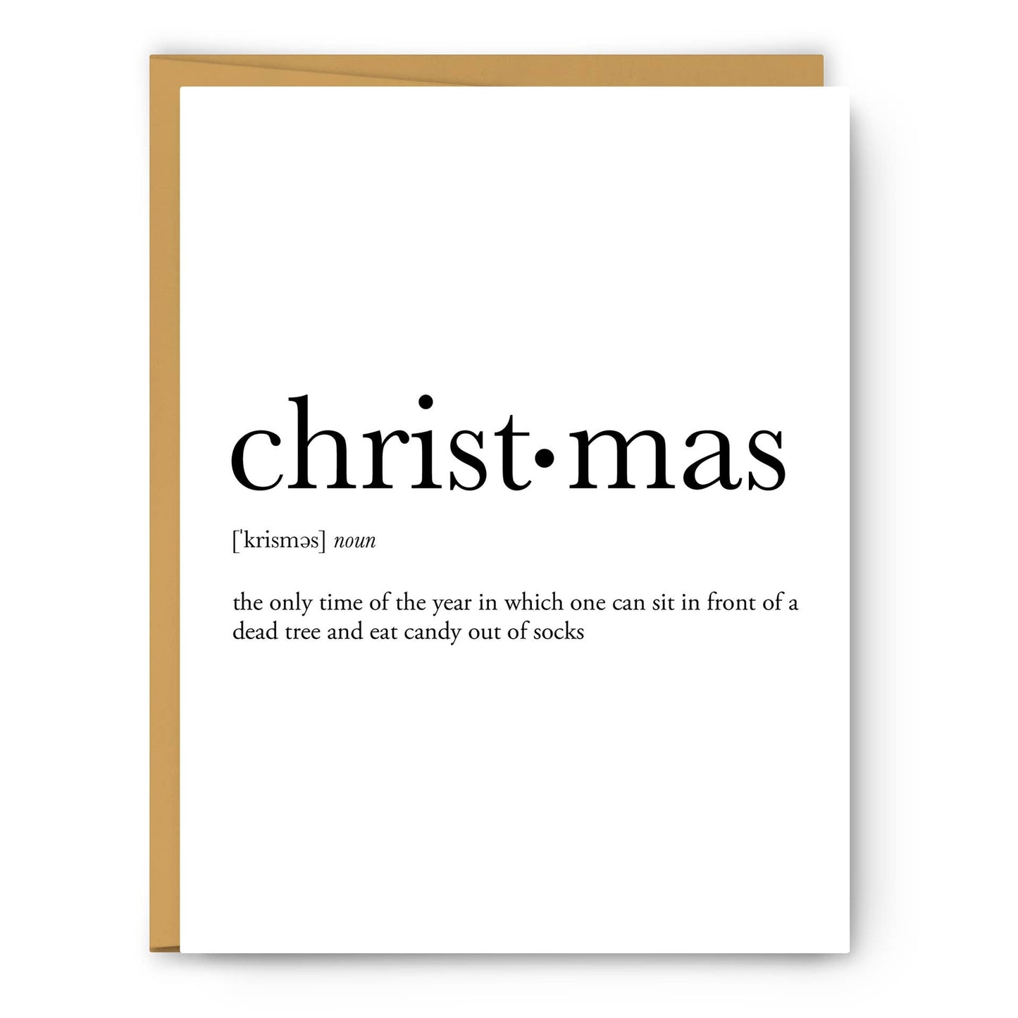 Christmas Definition | Christmas Greeting Card - NASH + BANKS