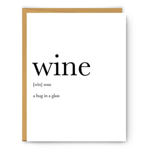 Wine Definition | Greeting Card