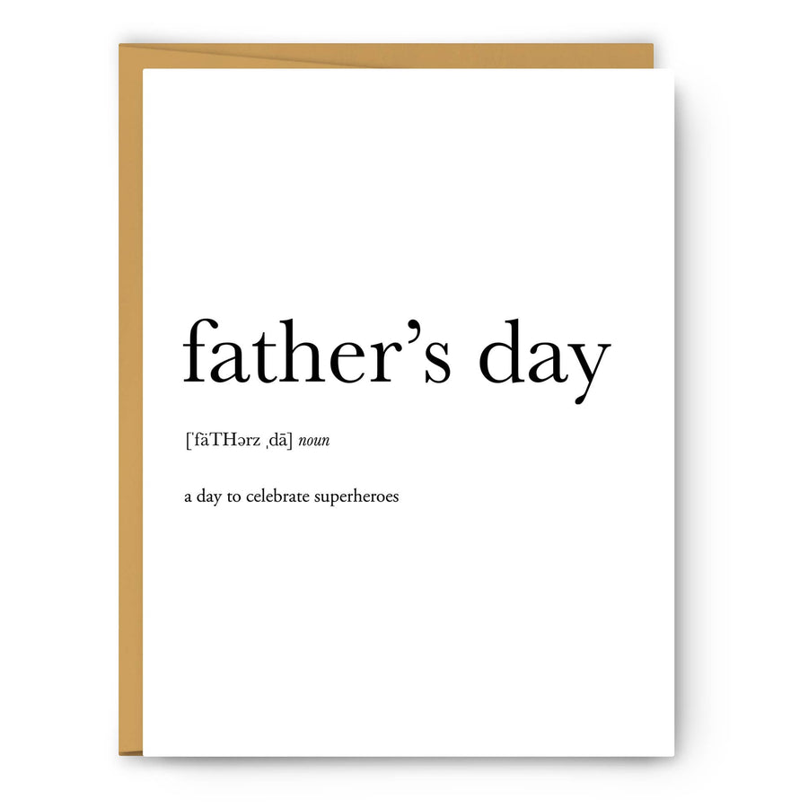 Father's Day Definition | Greeting Card