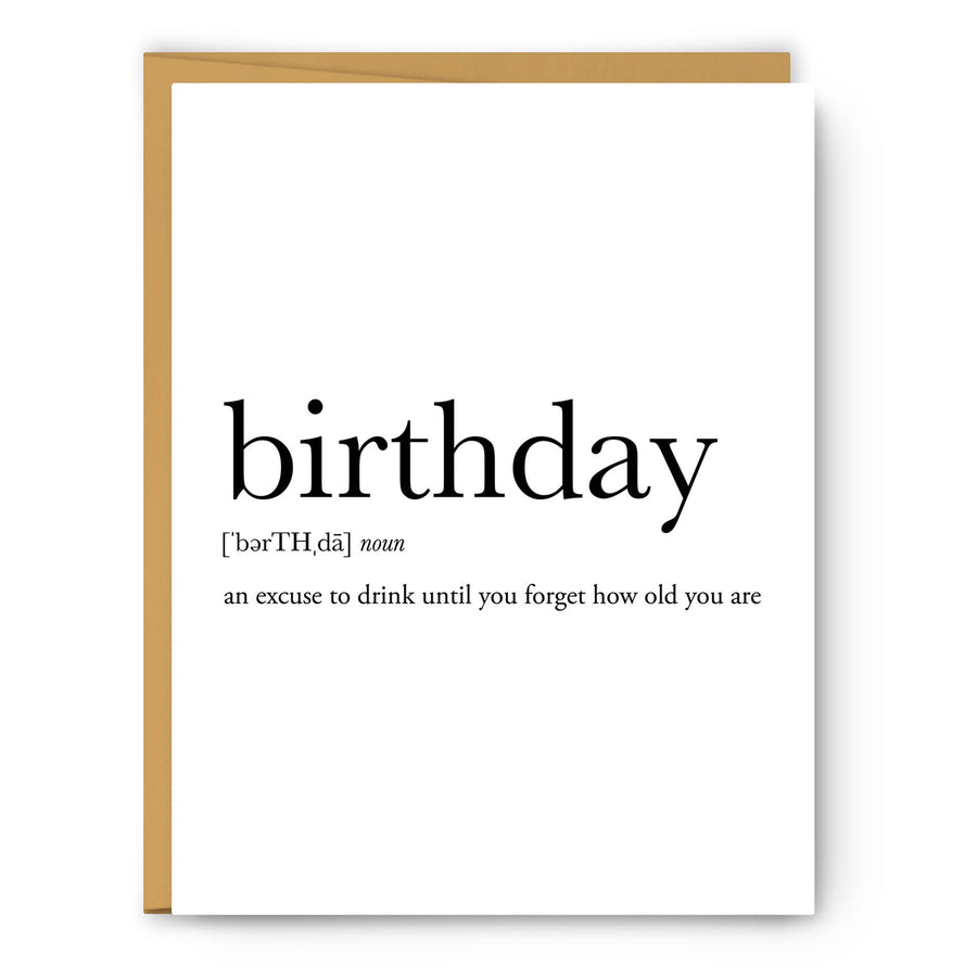 Birthday Definition | Birthday Card