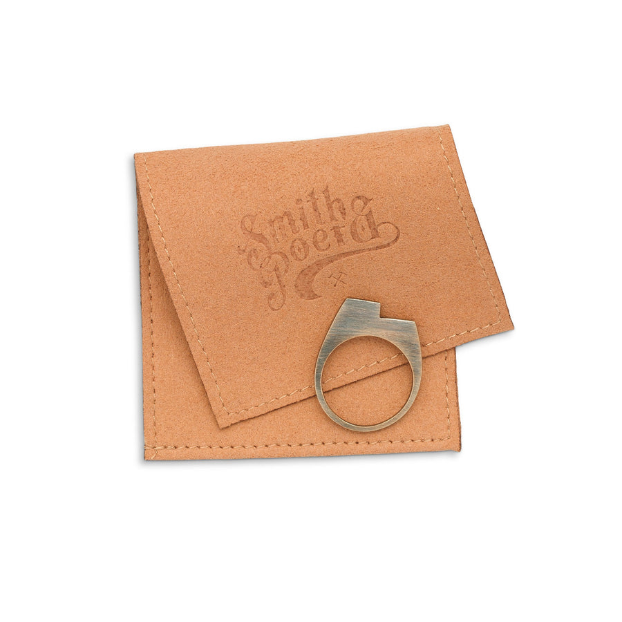 Smith and Poet Mountain Ring in Night Bronze