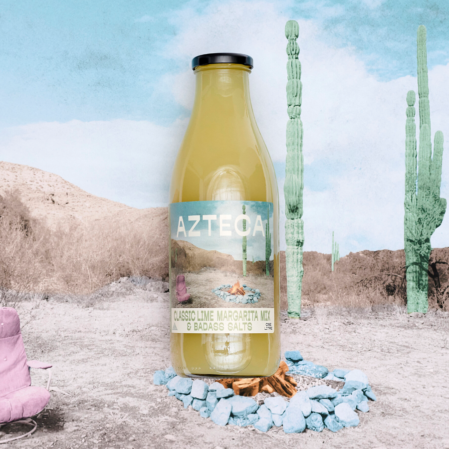 AZTECA Classic Lime Margarita Mix & Badass Salts - Available online & store at Nash + Banks