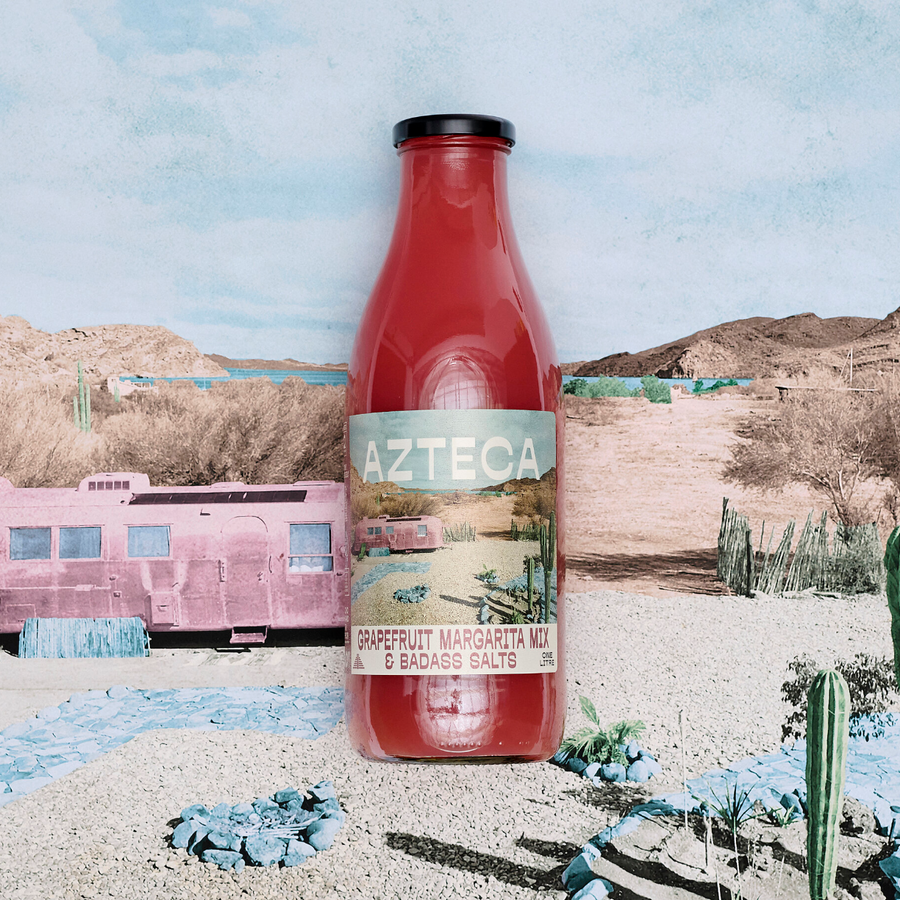 AZTECA Grapefruit Margarita Mix & Badass Salts - Available online & store at Nash + Banks