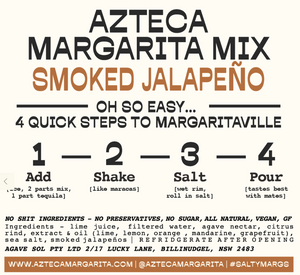 AZTECA Margarita Mix & Badass Salts - Available online & store at Nash + Banks