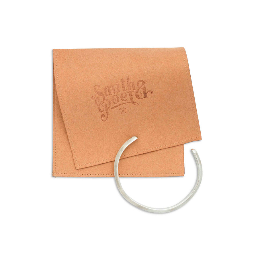 Smith and Poet Alluvial Cuff in Sterling Silver